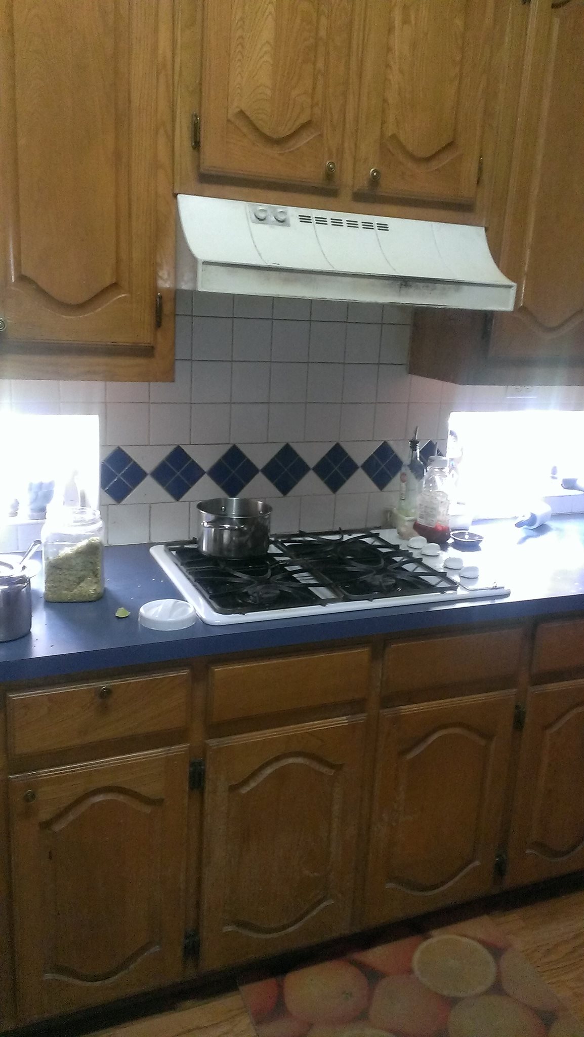 Before picture Original out dated kitchen layout prior to structural remediation and modernization.